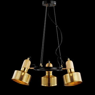 Gallery Adjustable Spotlight Metal LED Chandelier - JONATHAN Y